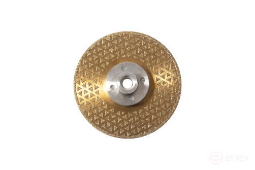 Diamond electroplated gold disc SKOLE 125 mm AZ24-125A