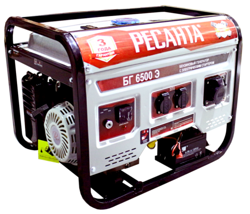 BG 6500 E Resanta Electric Generator