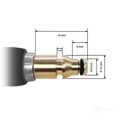 Шланг высокого давления BORT BHS-8-Pro