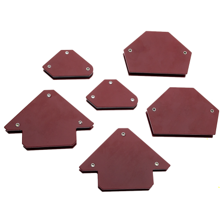 Magnetic square for welding, SET of 6 pieces, CHEGLOK (6/12)