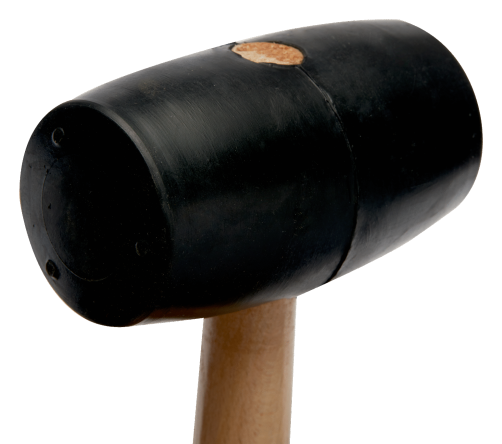 Резиновая киянка с деревянной рукояткой d - 55 мм, 250 г