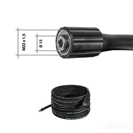 Шланг высокого давления BORT BHS-10-Steel-R