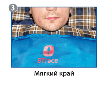 Спальный мешок BTrace Duvet Правый (Правый,Серый/Синий)