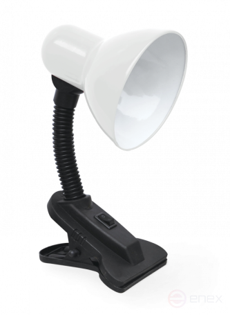 Table lamp for a lamp on a clothespin SNP 21B-E27 230V WHITE (with suspension) IN HOME