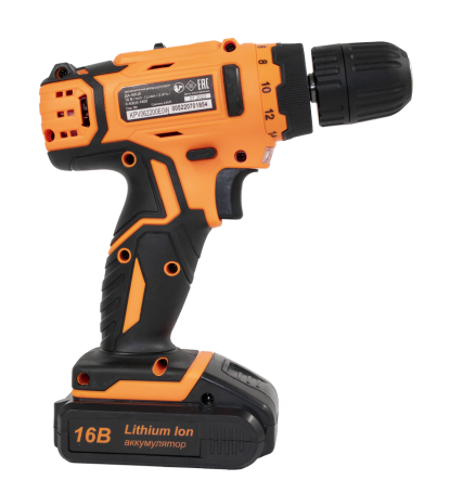 Cordless screwdriver drill Vortex DA-16L-2K (2.0 A/h)