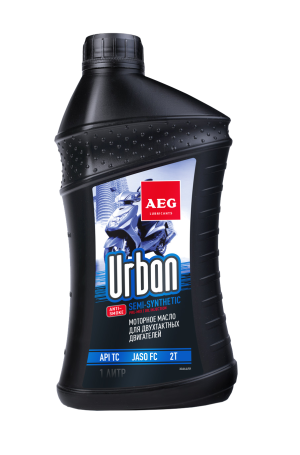 AEG Urban 2T Oil for 2T motorcycles and scooters semi-synthetic API TC JASO FC, 1 L