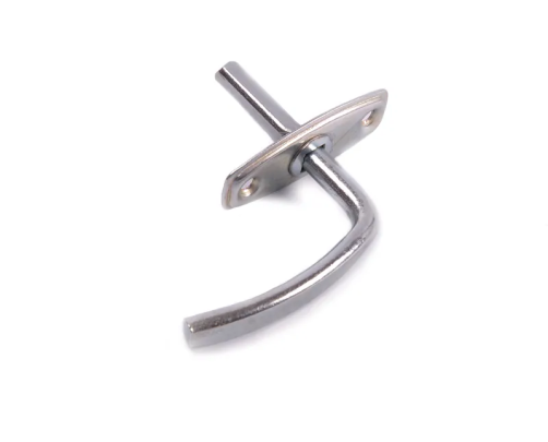 Mortise screw handle R-1 zinc white, 50 pcs.