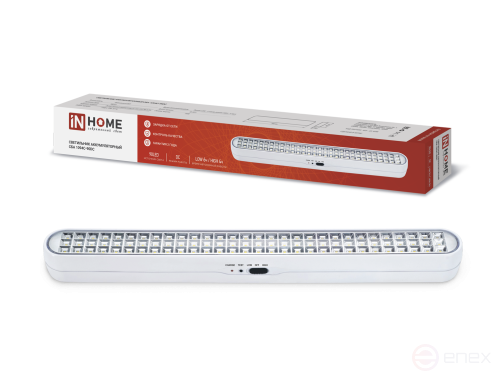 Светильник светодиодный аварийный СБА 1094-90DC 90LED 2.0Ah lithium battery DC IN HOME
