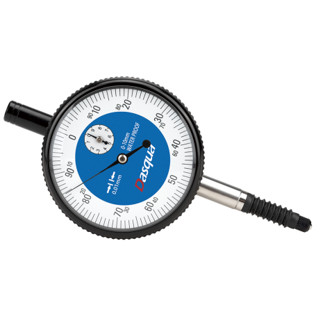 Индикатор часового типа IP54 влагозащищённый 0-10 мм; 0,01 мм; плоская крышка