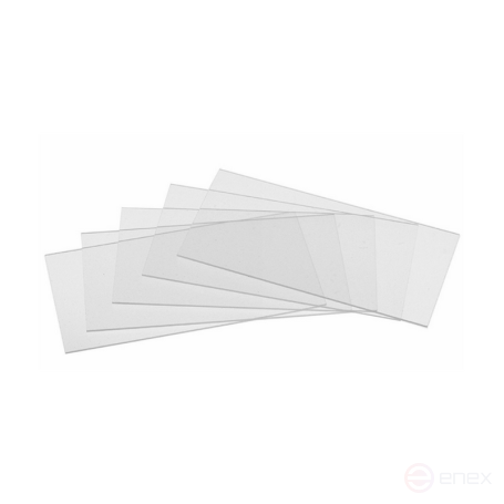 A set of substrates (107x55) for the shield for electric welders Optrel e684 (PC unsealed) (in a set of 10 pcs.)