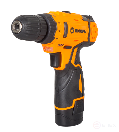 Cordless screwdriver drill Vortex DA-12L-2KN with a set of tools