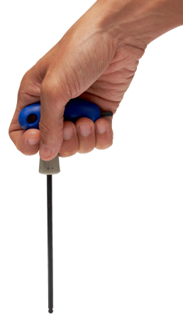 T-shaped hexagon screwdriver with ball head 10X200