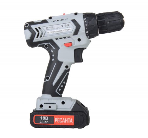 Cordless screwdriver drill DA-18-2LK Resanta