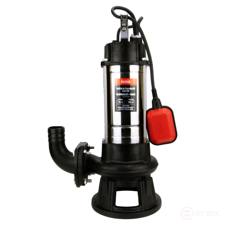 SUPERCUT-1800, Fecal pump with grinder type cutting knife 1800 W. JEMIX