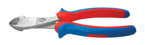 Side pliers 200 mm with two-component handles, zinc