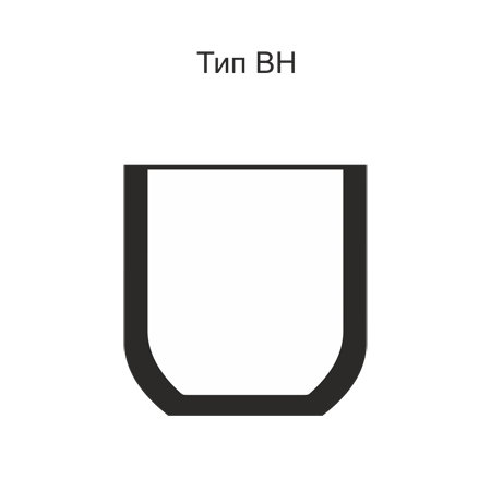 Тигель BH 1000 ч.1.Т.001.001-257 без обжига