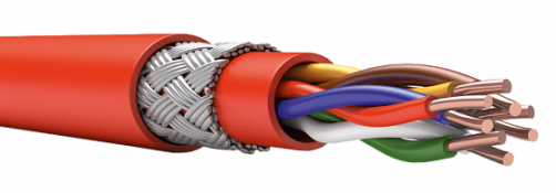 Cable series KPKV, KPKP, including shielded, flexible, armored KPKVKVng(A)-FRLS 1x2x1,0, 200 m