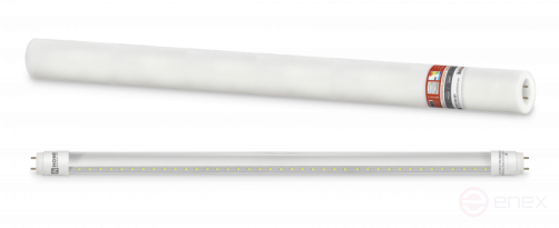 Лампа светодиодная LED-T8R-П-PRO 10Вт 230В G13R 4000К 1000Лм 600мм прозрачная поворотная IN HOME
