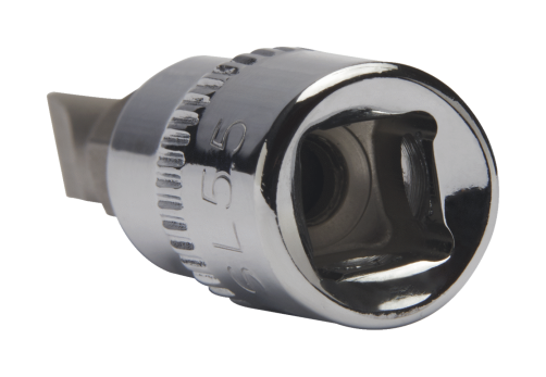 Торцевая головка со вставкой под винты со шлицем 1/4", 1,2x8 мм