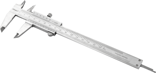Штангенциркуль нониусный с цельной рамкой 0-150 мм/0-6"; 0,02 мм/0,001"