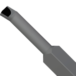 Boring cutter for blind holes GOST 18883-73 type. 1 isp. 1 VK8 25x25x240