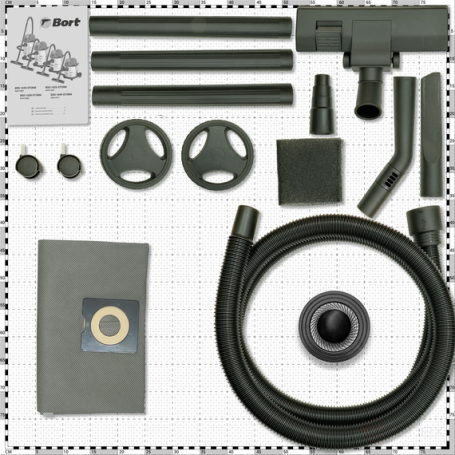 Vacuum cleaner for dry and wet cleaning BORT BSS-1625-STORM