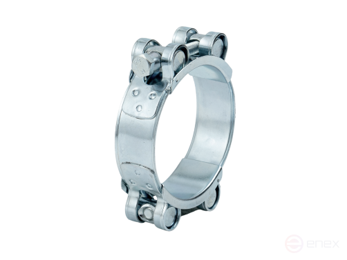 The clamp is reinforced with 130-140 mm double bolts. The World of Clamps
