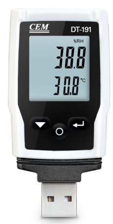 Temperature and humidity recorder DT-191A CEM, datalogger (State Register of the Russian Federation)