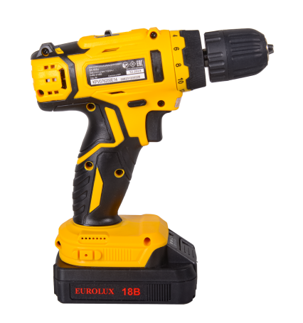 Cordless screwdriver drill Eurolux DA-18/2Li