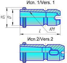 Adapter sleeve for quick-change tool cartridges (6120-0362)