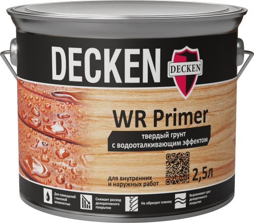 Solid primer with water-repellent effect DECKEN WR Primer , 2.5 l