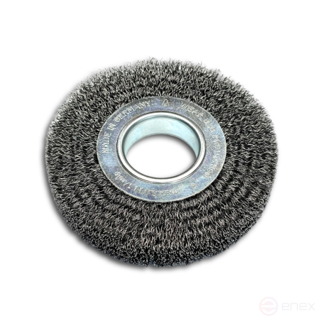 Cylindrical corrugated brush, D350 mm, width 40 mm, steel corrugated wire STA 0.35 mm