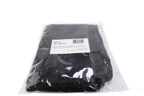 ACG DELIKA Полотенце из микрофибры для деликатной сушки поверхностей автомобиля СЕРАЯ 45x70 см 1022775