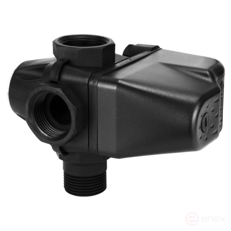 XPD-2-3W, Реле давление в едином пластиковым корпусе с трехвыводным переходником и манометром.