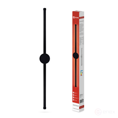 LED Lamp ESTETIKA ART-80C-40BL 15W 230V 4000K 1050Lm 800x60x98 Black IN HOME