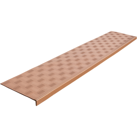 Anti-slip pad on the step is Long-max angular (rubber tread) 1500x300x30, brick