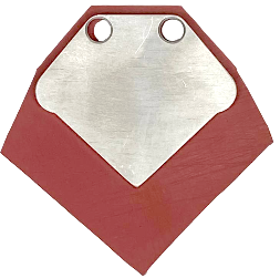 Replaceable mechanical seal for angular profile, T-joint (Silicone + metal)