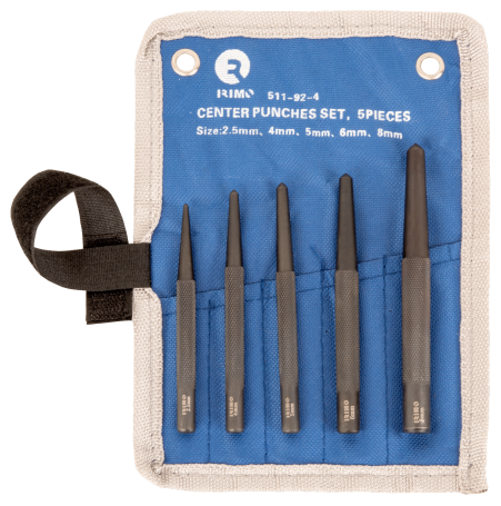 A set of punchers with a round diameter, 5 pcs. 511-92-4