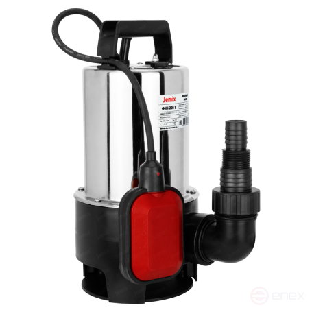 FNN-266-9,5, Fecal pump, stainless steel housing.steel, 1100 W, JEMIX