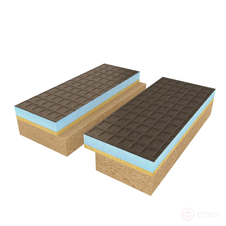 Панель Комфорт+ 1250х595х26 #1 ЧТ бейсик10/мембрана4/двп11