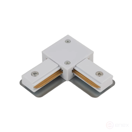 Коннектор L-тип LRB-WH для шинопровода RB белый IN HOME