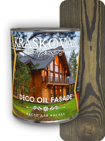 Facade oil Kraskovar Deco Oil Fasade Ebony 0.75 l..