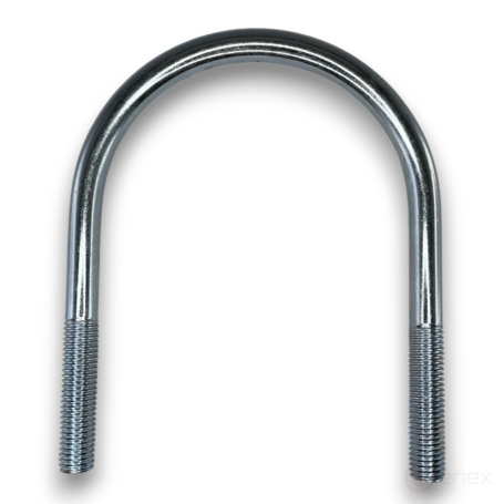 Керн Комплект хомут U образный гост 24137-80 м12х105 + 2 гайки + 2шайбы. Оцинкованный. 5 комплектов RKU00121052005