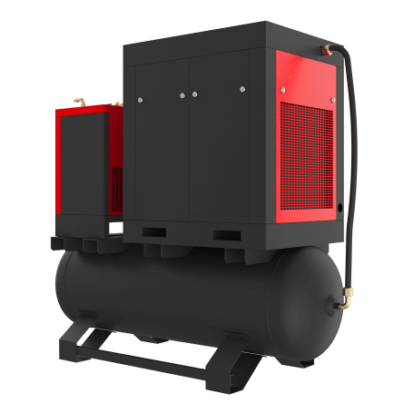 Screw compressor 3 in 1 (compressor + receiver + dryer): HRS-941300TD5