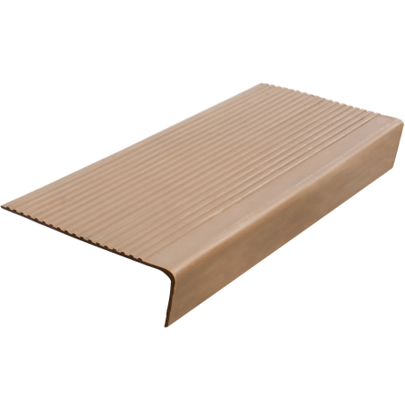 Anti-slip pad on the middle corner step (rubber tread) 750x330x100 mm, beige