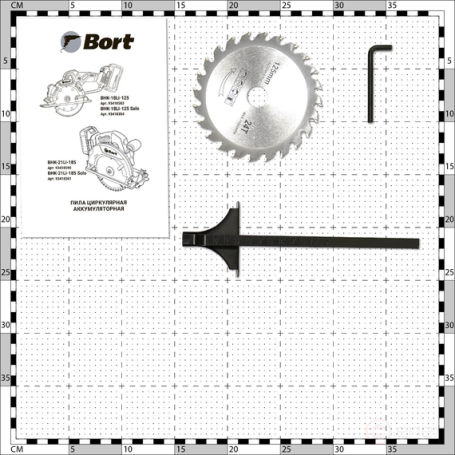 Пила циркулярная аккумуляторная BORT BHK-18Li-125 Solo (без АКБ и ЗУ)