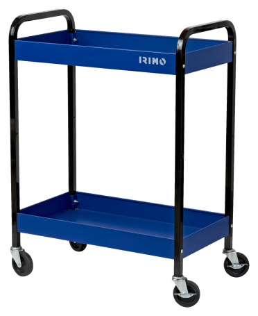 Trolley with two trays