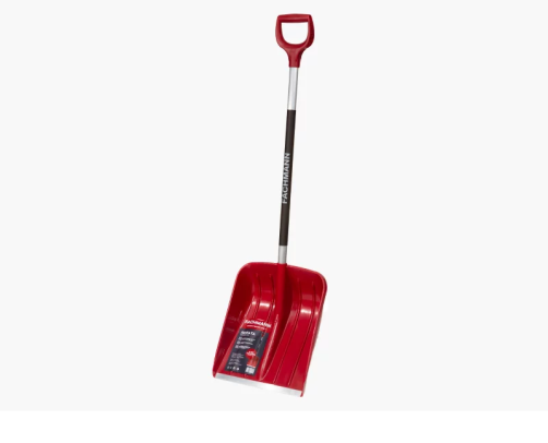 Snow shovel, burgundy color