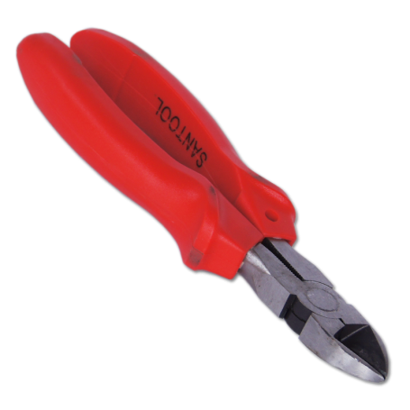 SANTOOL side cutters 200 mm red handle
