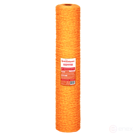 Феррум-20ББ, Веревочный картридж АКВАБРАЙТ для удаления железа, 10 мкр. BIG BLUE 20 дюймов